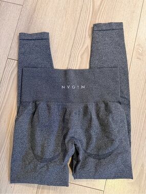 NVGTN Charcoal Grey Seamless High-Waist Leggings